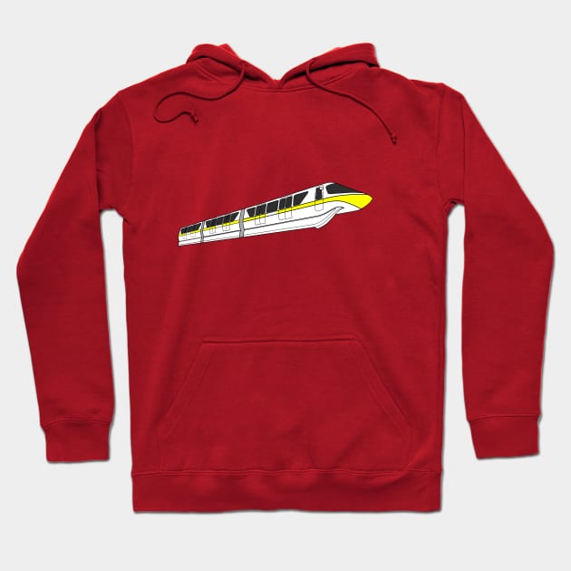 Yellow Monorail Line II Hoodie by FandomTrading